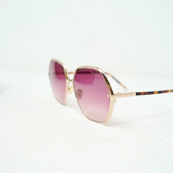 Tom Ford Fonda 02 TF912 28t Rose Gold Rose Fade Sunglasses AUTHENTIC Tom Ford Fonda-02 TF912 28t Rose Gold Rose | Mercari main image 4